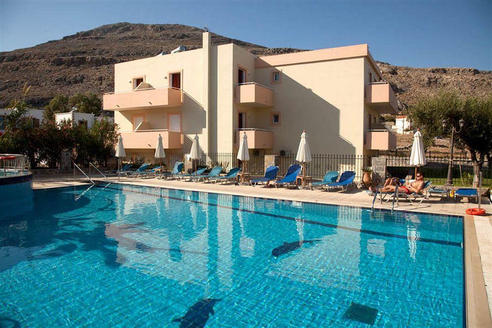 Lindos Blue Sky Aparthotel Luaran gambar